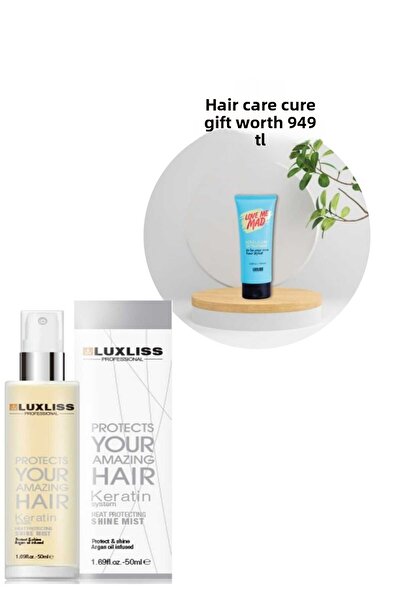 Luxlıss مصل رذاذ مغذي ومجدد للحرارة ومجدد للبروتين الكيراتين النباتي العضوي