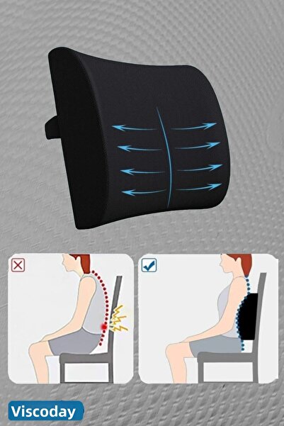 MEDITERIAN Medical Orthopedic Auto Car Seat Lumbar Support Pillow Work Chair ...