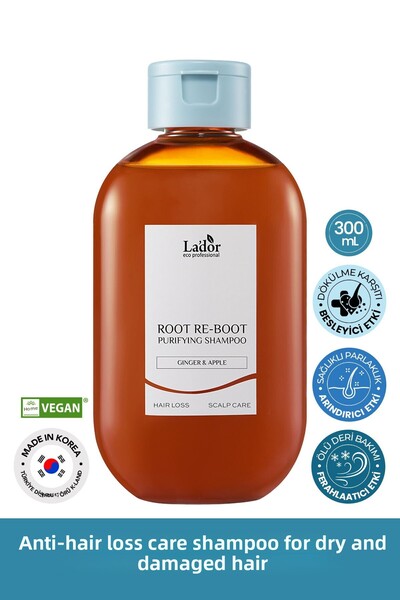 Lador LADOR Root Re-Boot Ginger Apple - شامبو مضاد للتساقط وتنقية وترطيب مكثف...
