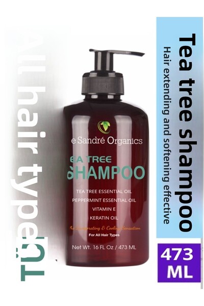 Le Sandre Organic شامبو شجرة الشاي المضاد لتساقط الشعر 473 مل