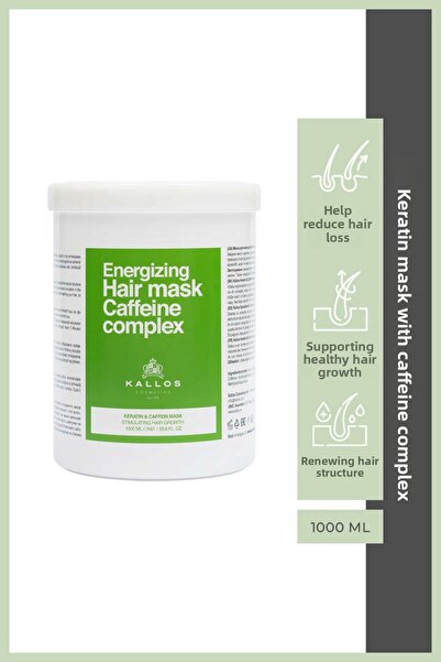 Kallos Cosmetics قناع العناية بالشعر بالكيراتين المضاد للتساقط من كالوس مع مر...