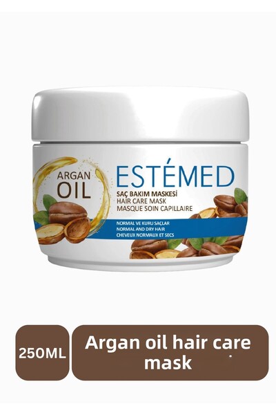 ESTEMED قناع العناية بالشعر العادي والجاف وقناع العناية بالشعر بزيت الأرغان 2...