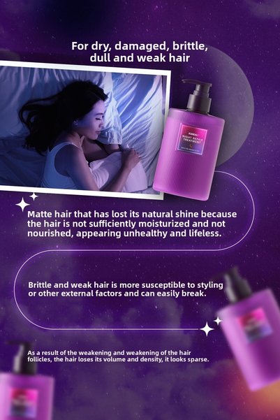 Kundal Intensive Repairing Moisturizing and Styling Hair Care Cream Kundal Night Repair Treatment 470ml