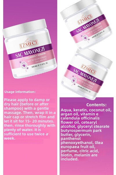 Esra Ezmeci Hair Care & Hair Mayonnaise (350ML)