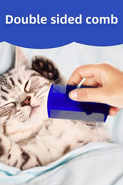 jetfast Cat Dog Lice Comb Cat Lice Flea Comb Dog Combing Brush Cat Hair Removal