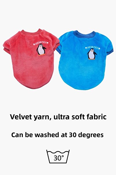 salya store Ultra Soft Velvet Texture - Small and Medium Breed Dog Outfit