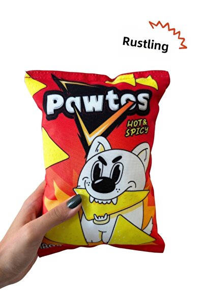 Havhav Pawtos Plush Dog Toy - Chips Rustle Sound, Shaped Companion