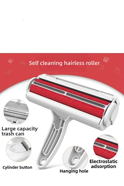 ALERİA CONCEPT منظف شعر القطط والكلاب ذو اتجاهين مع حجرة - مجمع غبار الشعر