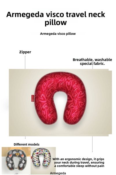 Armegeda , Visco, Travel, Neck, Pillow Love