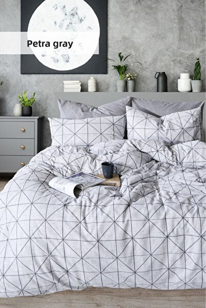 İyi Geceler İstanbul Σετ Παπλωματοθήκη Διπλό 100% Βαμβάκι Petra