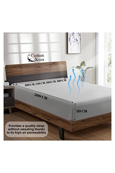cottonkoza tekstil örme san. ve tic. ltd. şti. Cotton Koza Fitted Sheet 100% Combed Cotton