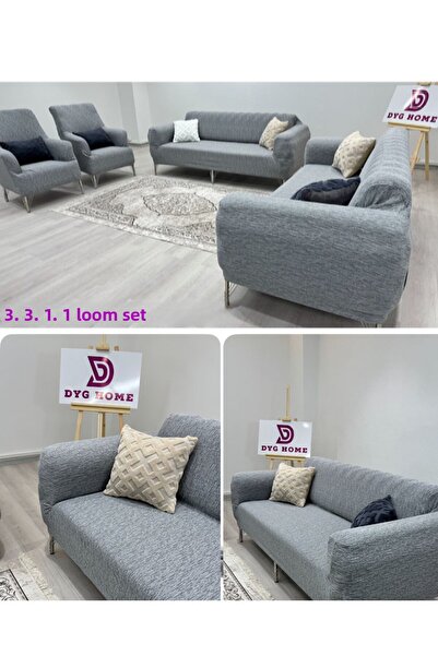 dyg home Husa scaunului |   Set de lounge |   Husa de canapea 3+3+1 Model