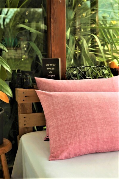 Alla Turca غطاء وسادة Ranforce مكون من قطعتين مقاس 50x70 سم مسحوق