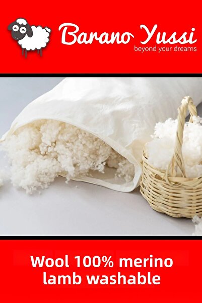 BARANO YUSSİ PERNA DE LANA - 100% LANA MARGELE - 50x70 CM - 1000 GR