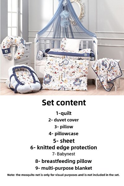 Wellgro 9 Piece Welcome Baby Set, Adventure