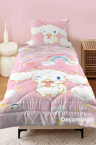 dekomingo Pink Cinnamorol Baby and Children's Room - Quilted Yorgан