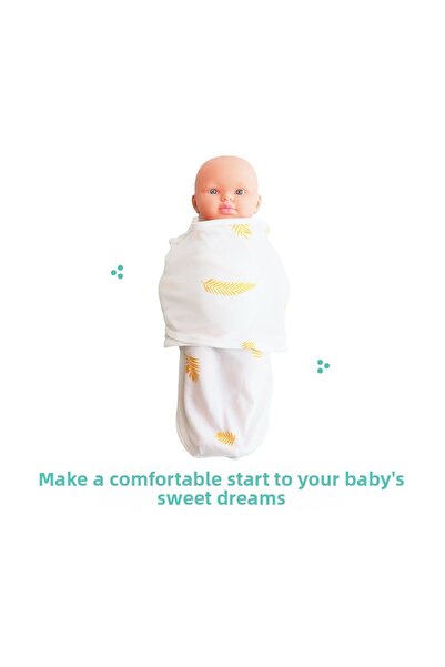 Mommyslab New Season 0-4 Months Patterned Baby Cotton Swaddle - 100% Cotton, Colored and Velcro (Oeko Tex Cif Certificated)