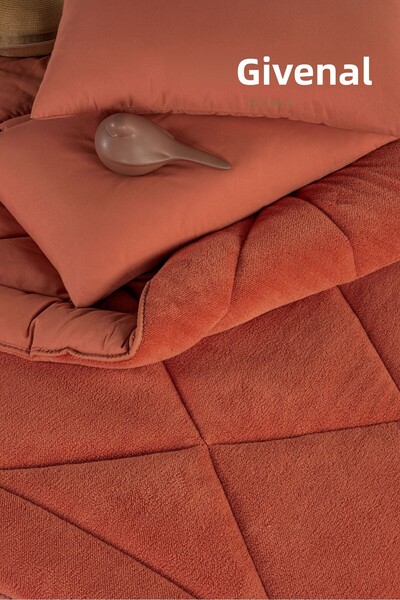 Güvenal Elite Wellsoft Single Luxury Quilt Set - Sleeping Set with Double Sided Pillow and Case