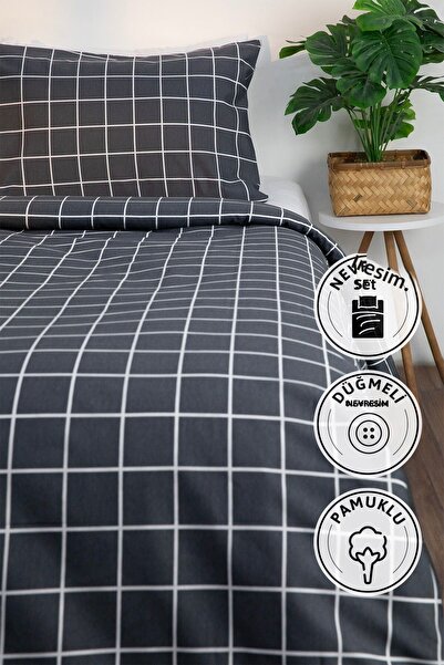 FAVORA Bikare Basic Cotton Ranforce Single Duvet Cover