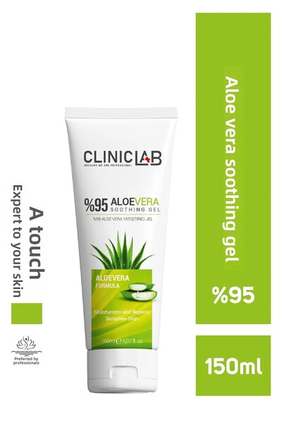Cliniclab جل الصبار المهدئ والإصلاح بنسبة 95% 150 مل