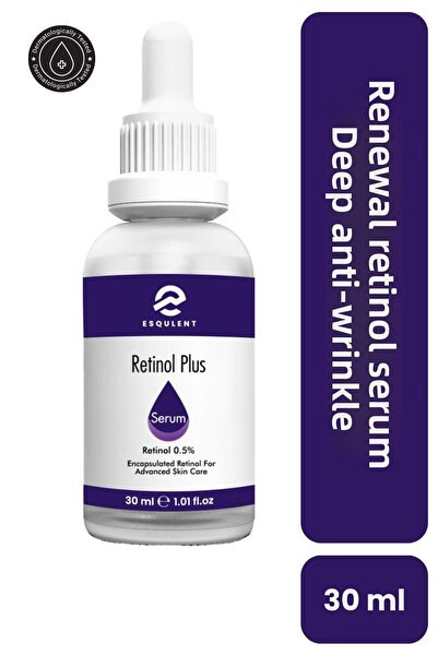 Esqulent مصل الريتينول بلس - 30 مل مصل الريتينول النقي المجدد مع تأثير الرفع ...