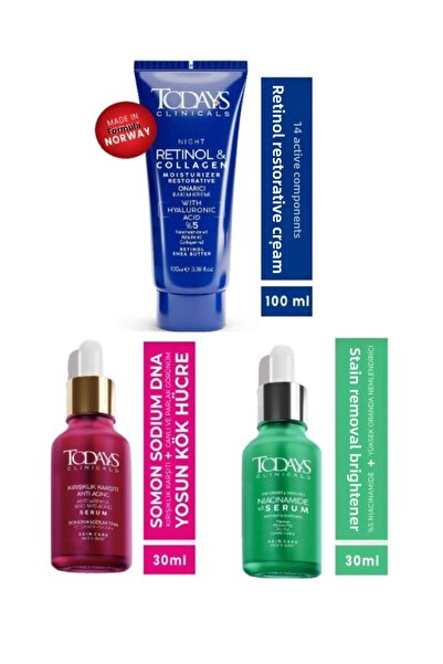 TODAYS CLİNİCALS مجموعة Todays Clinicals مكونة من 3 قطع