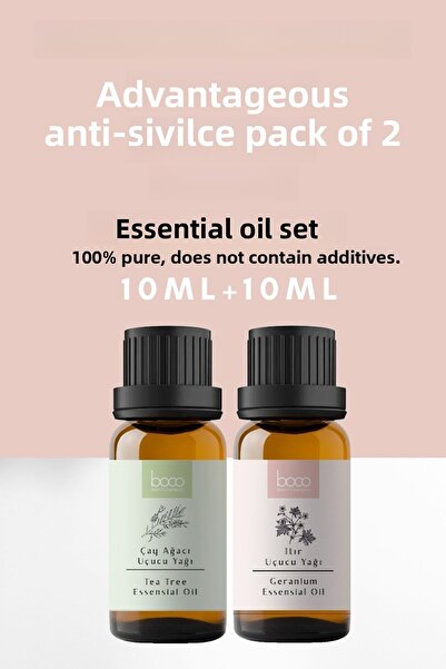 Boco Nature زيت زهرة إبرة الراعي وشجرة الشاي - مجموعة مميزة مكونة من قطعتين (...