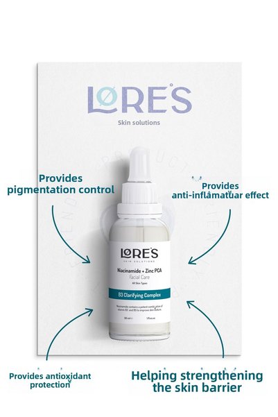 Lores Beauty Lores Niacinamide 5% Zinc Pca Serum 30ml |   Anti-Acne, Blemish and Blackhead – Ministry Approved