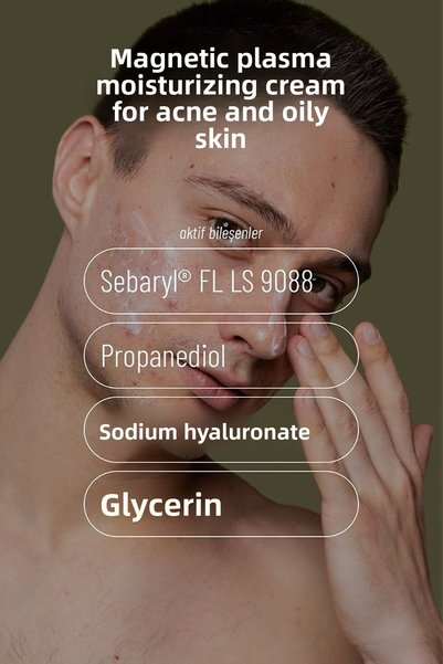 MAGNETİC PLASMA Moisturizing Cream for Acne, Acne and Oily Skin - 60ml