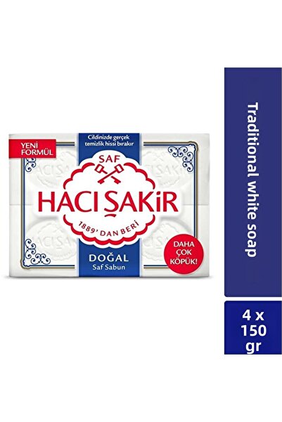 Hacı Şakir العلامة التجارية: صابون Haci Sakir الطبيعي النقي التقليدي الأبيض 4...
