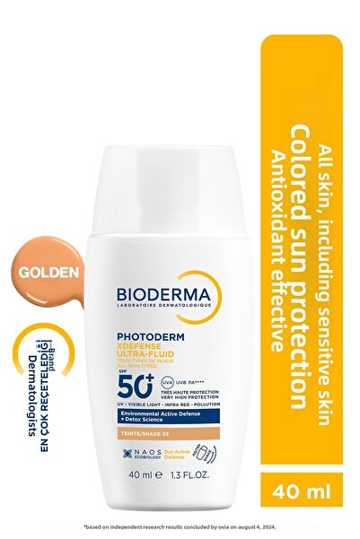 Bioderma Photoderm Xdefense Ultra Fluid SPF50+ Shade03 Golden 40ml