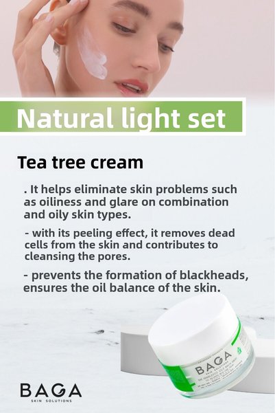 Baga Tea Tree Cream & Bb Cream Medium Set of Two