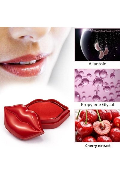 Bioaqua Cherry Lips Cherry Collagen Lip Care Mask Set 60 Gr - 20 Pieces