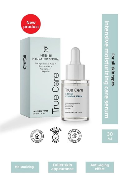 True Care Intensive Moisturizing Skin Care Serum with Hyaluronic Acid Complex 30 Ml, Suitable for Daily Use