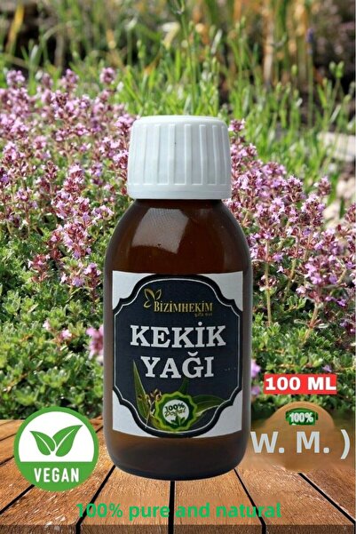 BİZİMHEKİM ŞİFA EVİ 100 مل زيت الزعتر العطري النقي والطبيعي 100%