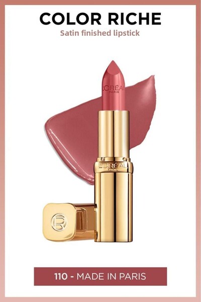 L'Oreal Paris Color Riche Satin Finished Lipstick - 110 Made in Paris