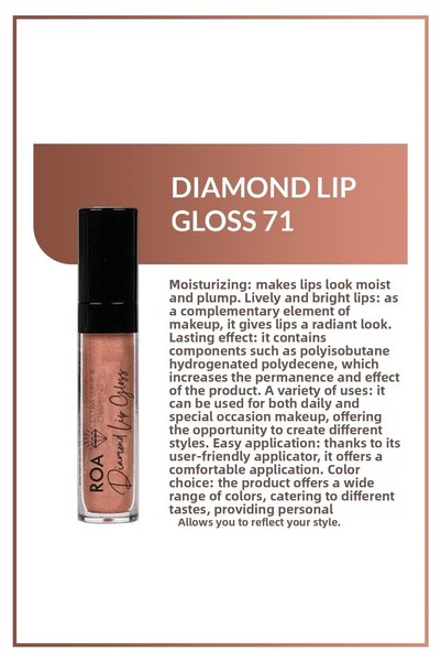 Roa Bitkisel Lip Gloss 6 ml 71