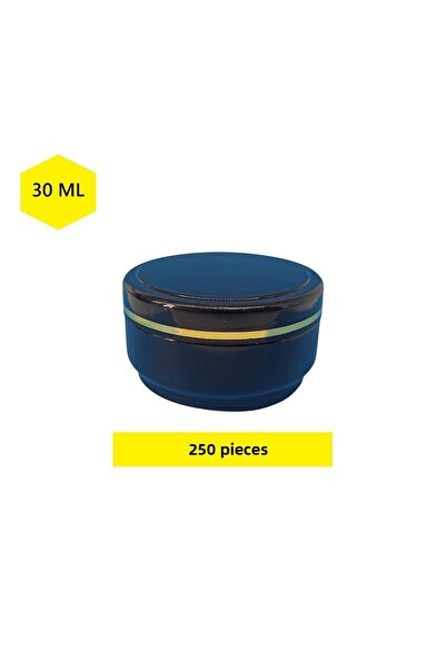 demethome Cutie goală pentru pomadă-crem-cosmetice 30 ml Borcan pentru cremă din plastic 30 cc 1-5-10-25-50-100-250 bucăți opționale