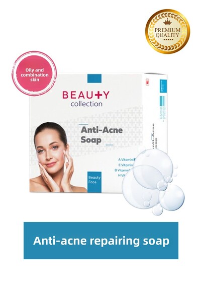 Beauty Collection صابون حب الشباب للتنظيف العميق والصابون المنقي