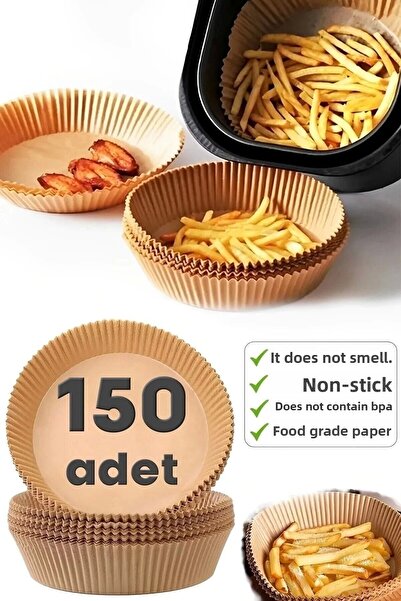 Rosemor مقلاة هوائية ورقية للخبز، قالب مقاوم للزيت، متوافق