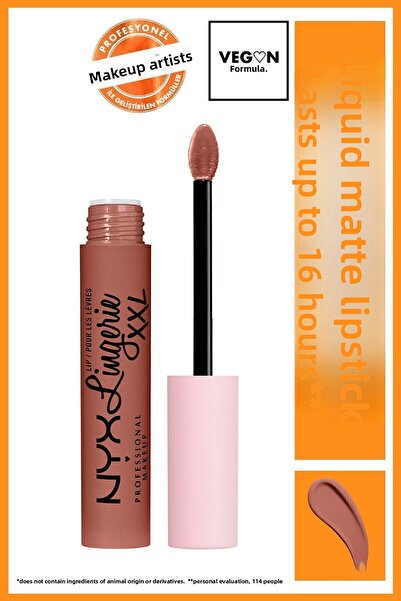 NYX Professional Makeup Lip - Lingerie XXL Matte - Liquid Lipstick - Candela ...