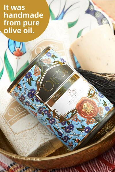 Olivos 100% Natural Ottoman Claw Olive Oil Solid Soap Hand Soap Ottoman Series Bath Scented 2 Pieces 100gr