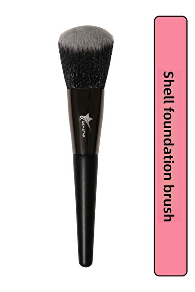 Demstar Pensula de machiaj profesională - Seria Soft Hair Kabuki, fard de obr...