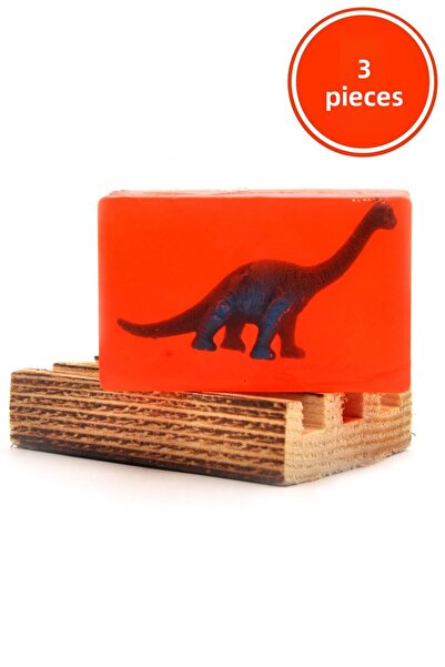 xdeonss صابون الأطفال برائحة الفراولة مع الألعاب 100 جرام × 3 قطع