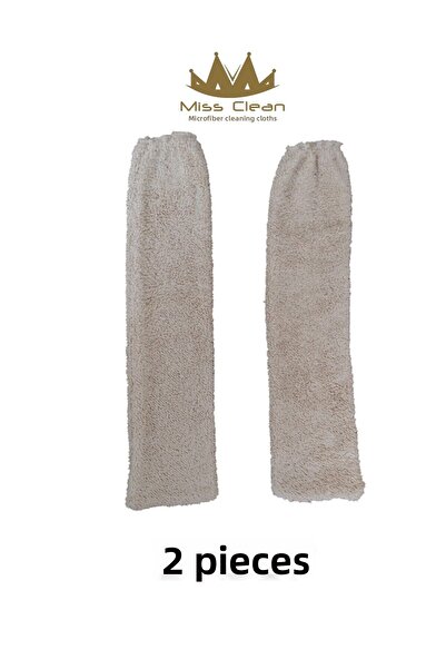 MissClean (2 bucăți) Mop flexibil pentru colț, de culoare gri, dimensiune sta...