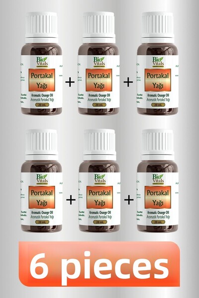 Bio Vitals مجموعة من 6 زيوت برتقال - 20 مل