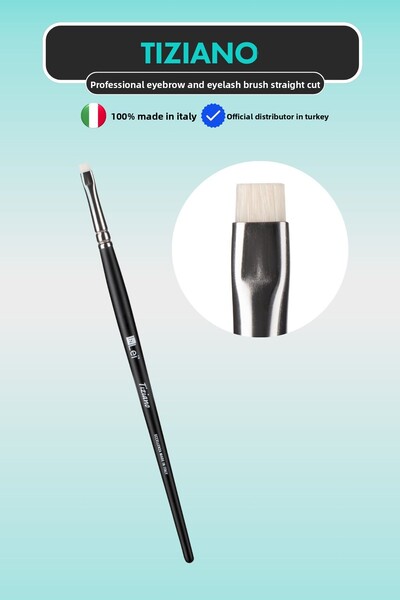 İnLei Tiziano Professional Flat Cut Eyebrow and Eyelash Brush