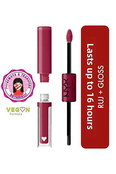 NYX Professional Makeup روج دي بوز، مكياج احترافي من إن واي إكس، شاين لاود، 1...