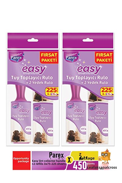 Parex Pachet de oportunitate pentru colectarea părului Easy 3x75=225 coli x 2...