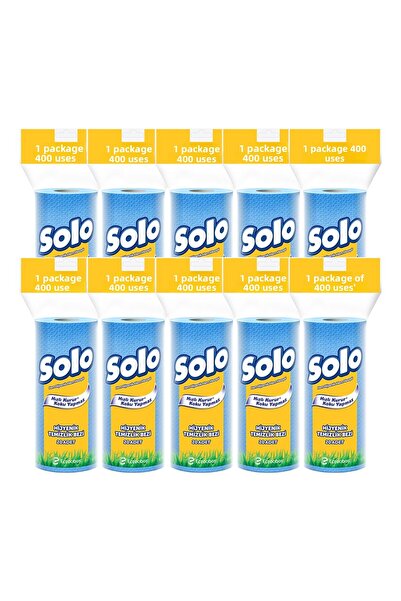 Solo قماش تنظيف صحي 10 عبوات